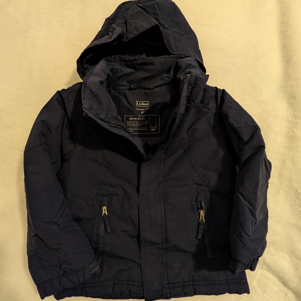 L.L. Bean Kids Dark Blue Puffer Jacket